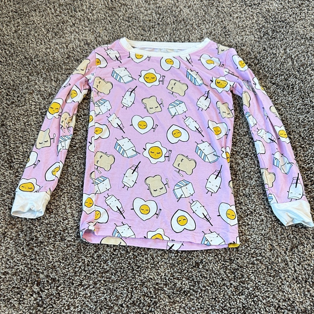 Little Sleepies Pink Breakfast Buddies Pajama Set - Picture 3 of 4